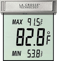 Outdoor LCD Window Thermometer